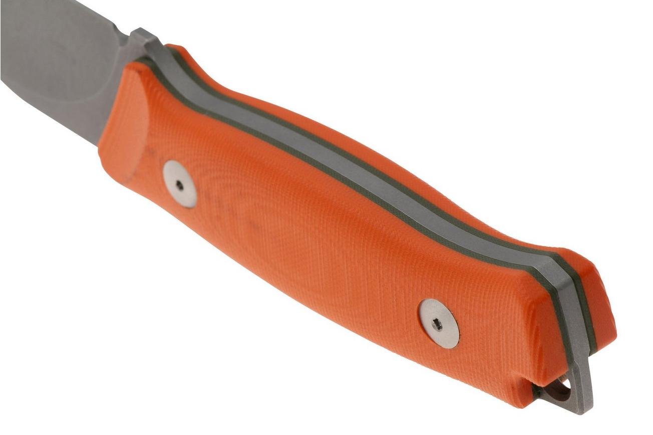 Fox Knives Rifle Ejector FX-663 OR, Orange G10 vaststaand mes, Raven Knives design