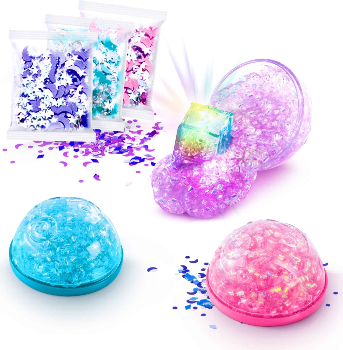 So Slime - Lysende Crunch Slim Sæt - 3-Pak