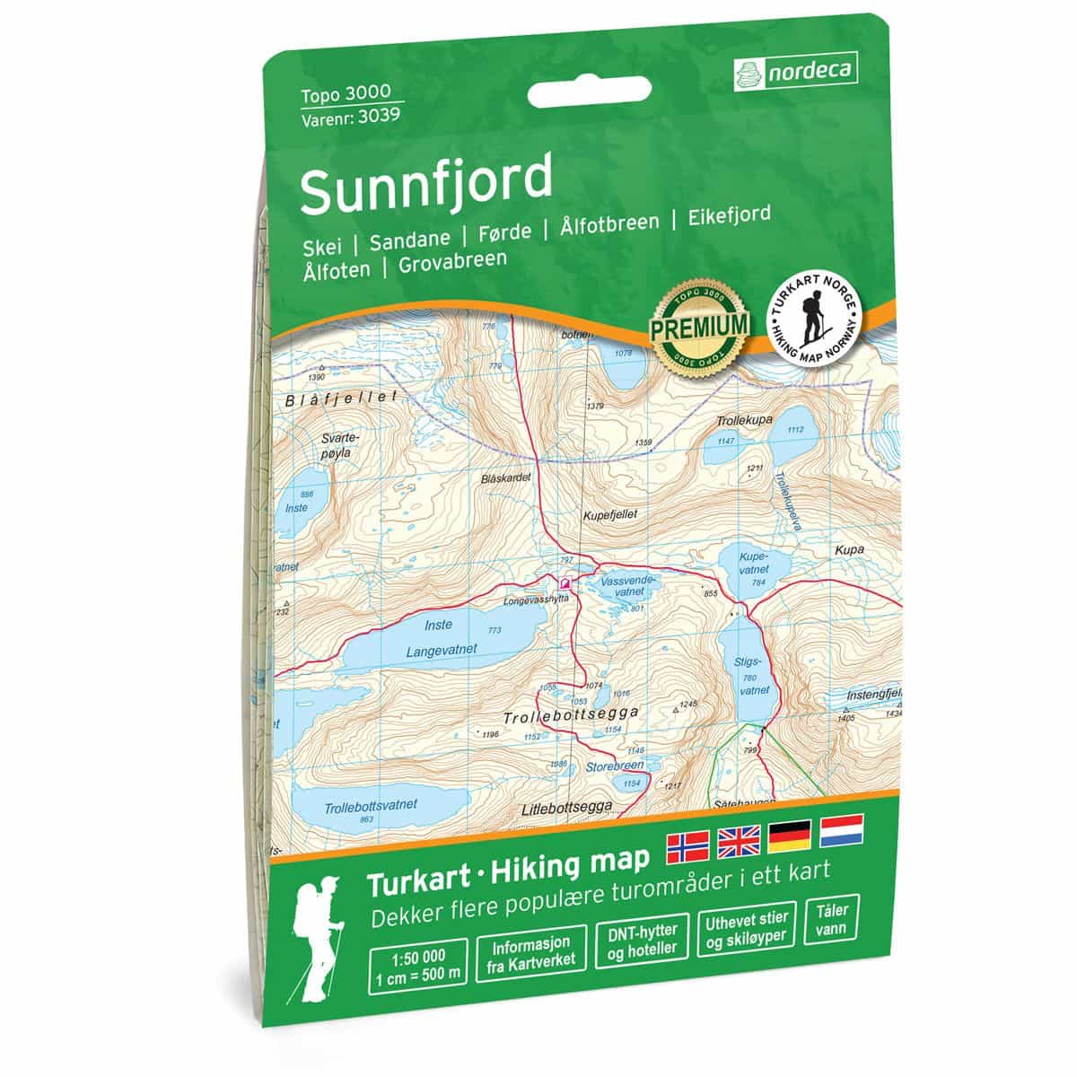 Nordeca Topo 3000 1:50 000 Sunnfjord