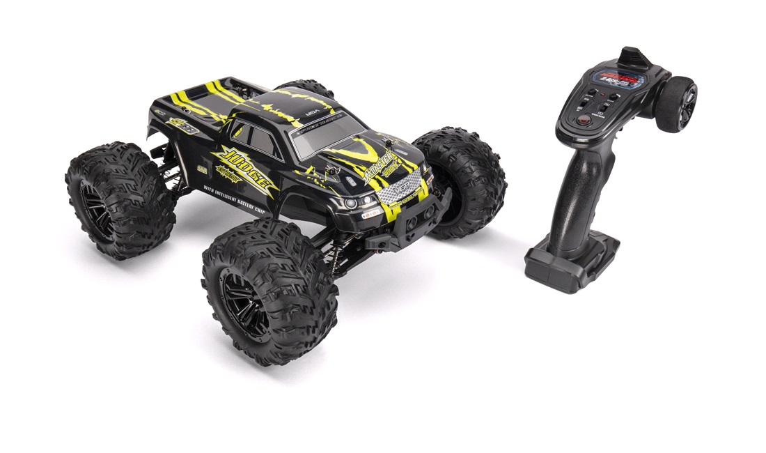 Fjernstyret bil 40 km/t Monster Truck 4WD Li-Po 2S 7.4V-1600mAh