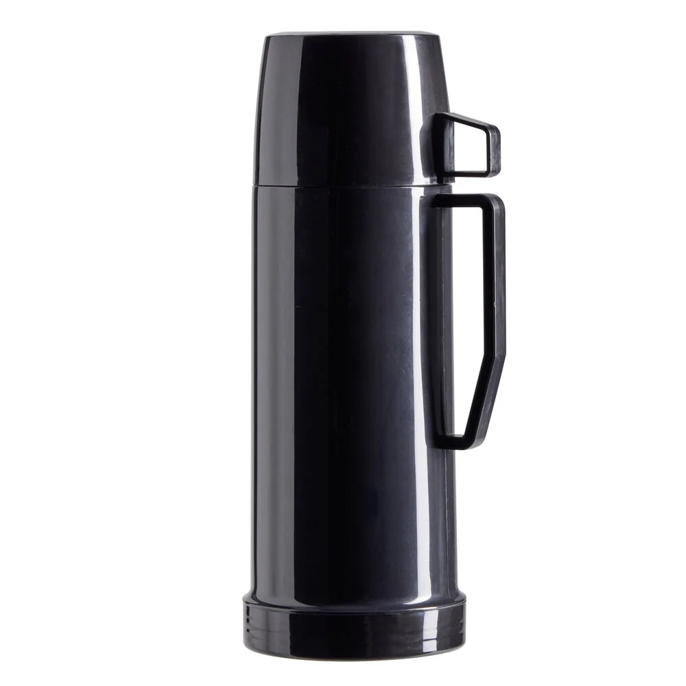 Bouteille isotherme 415ml avec tasse plastique noir