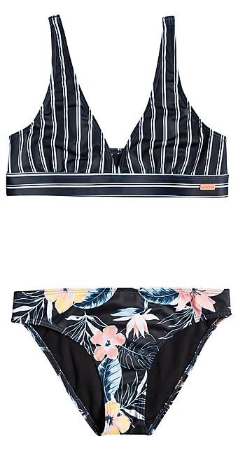 ROXY - MAILLOT DE BAIN FLOWERS ADDICT ATHLETIC 2P