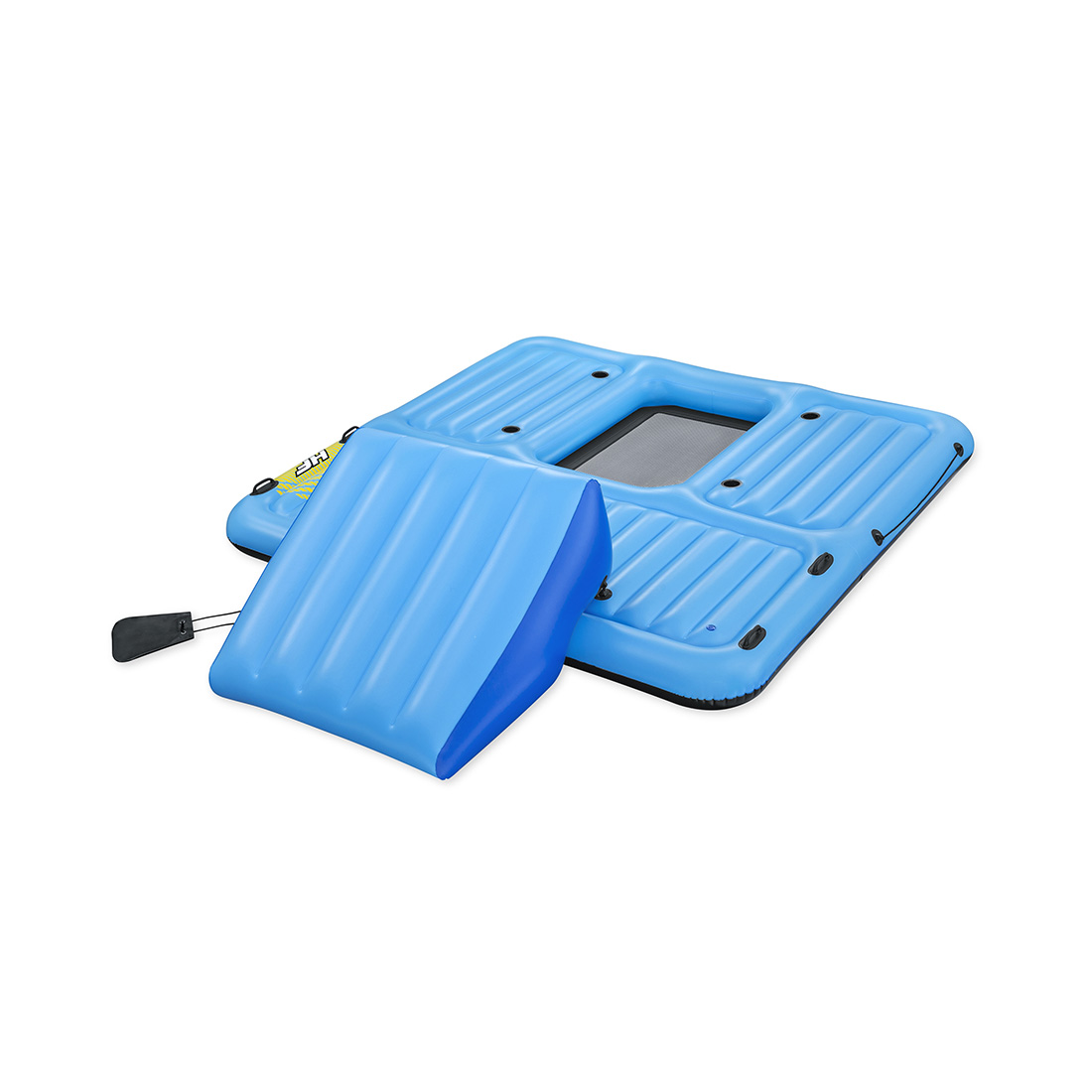 Hydro-Force Badeinsel Summer Slide mit Wasserrrutsche 376 cm x 311 cm