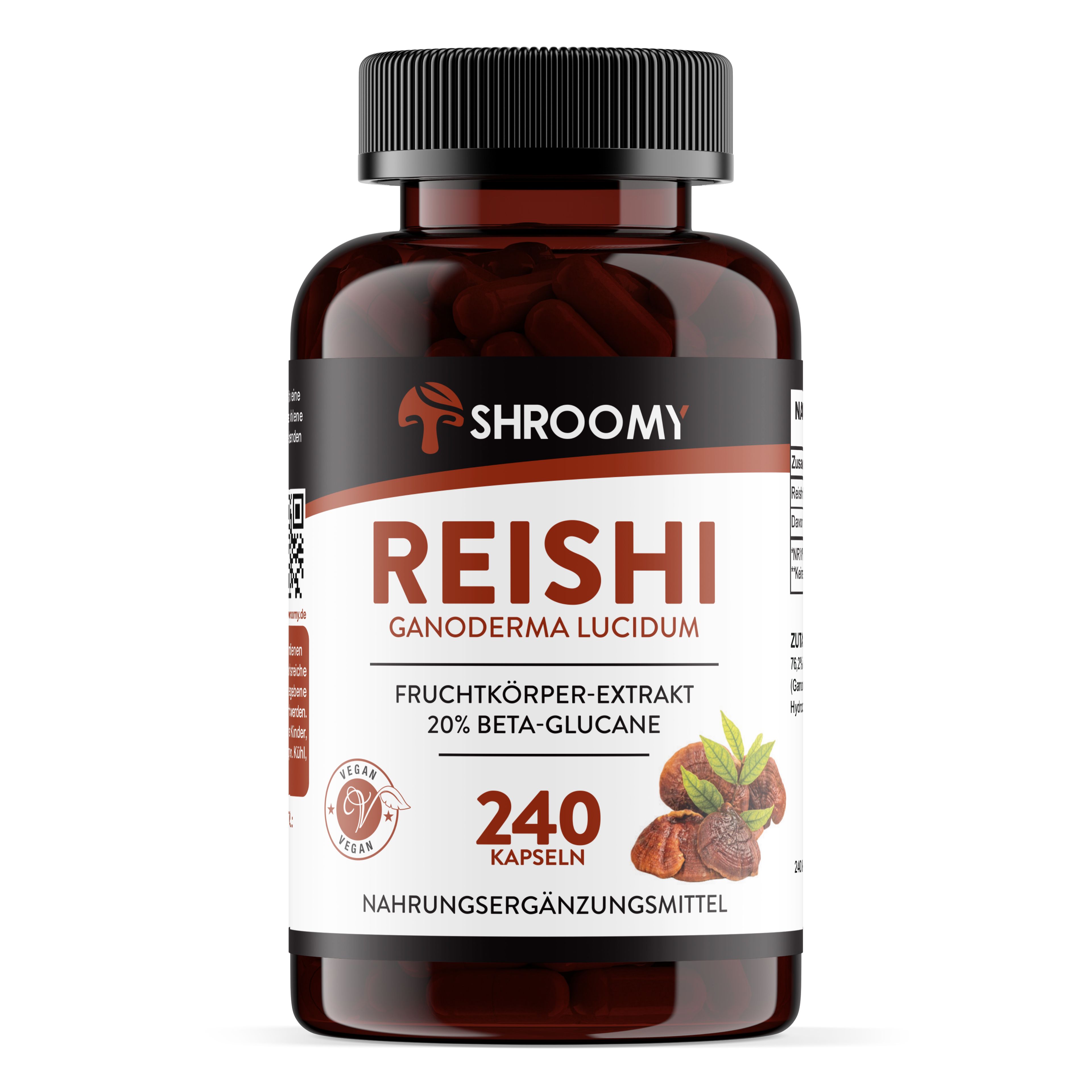 SHROOMY Reishi Extrakt Kapseln