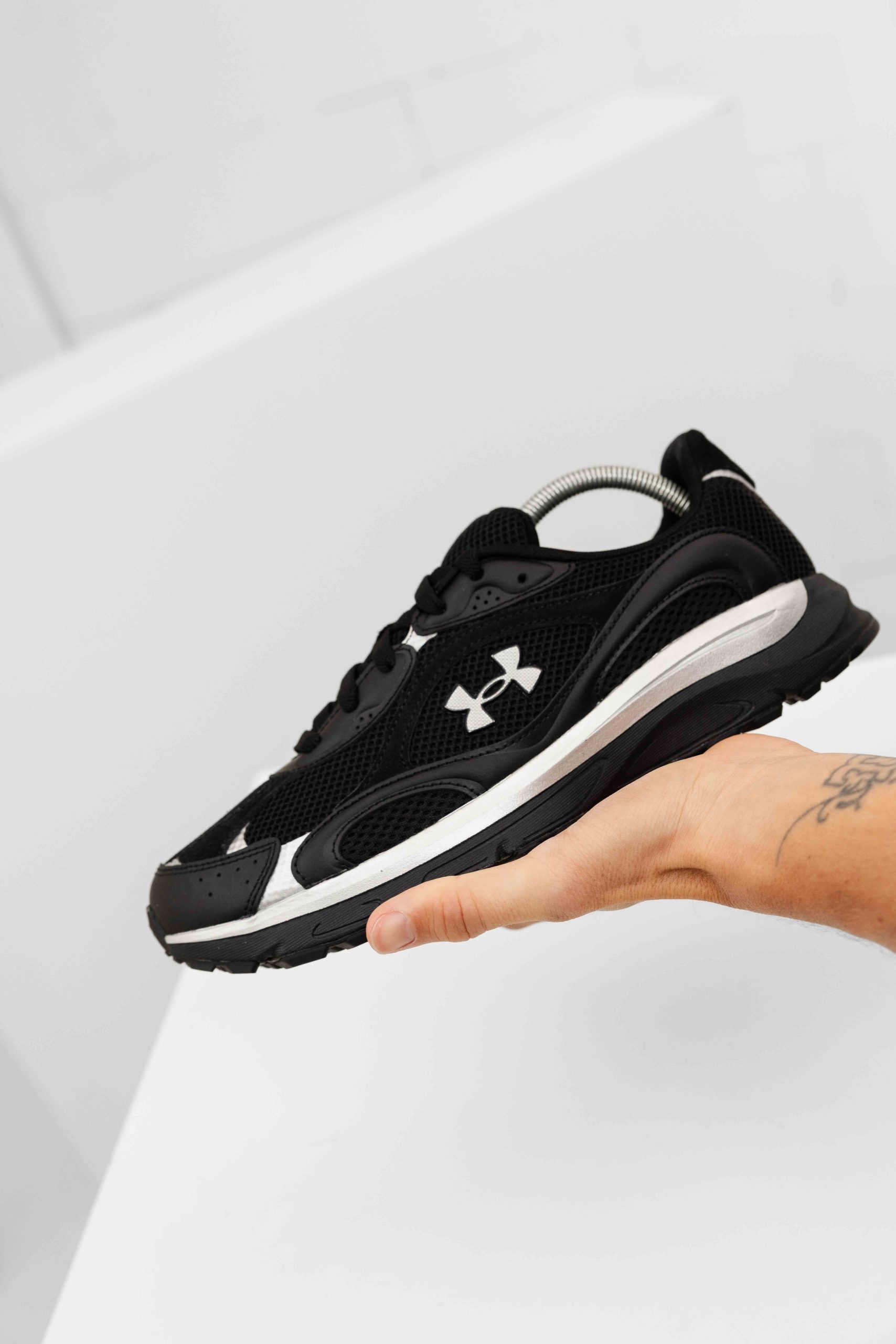 Under Armour Tech Runner Sneakers Heren Zwart/Zilver