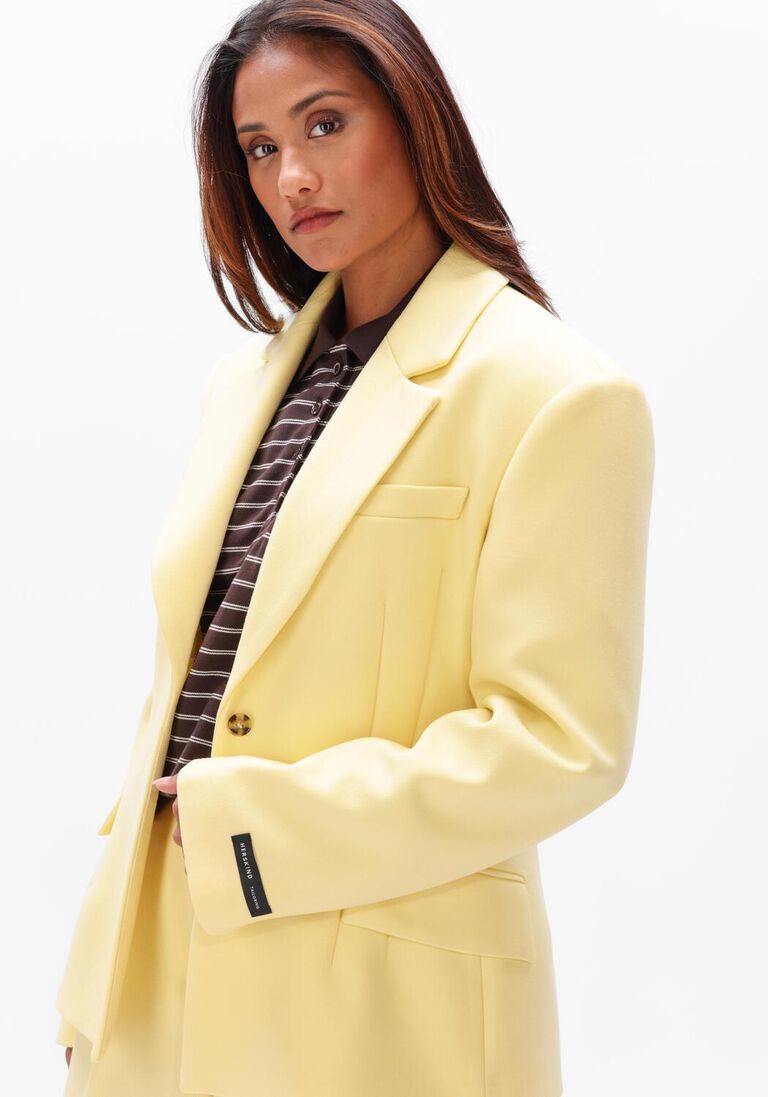 butter yellow herskind blazer shelia