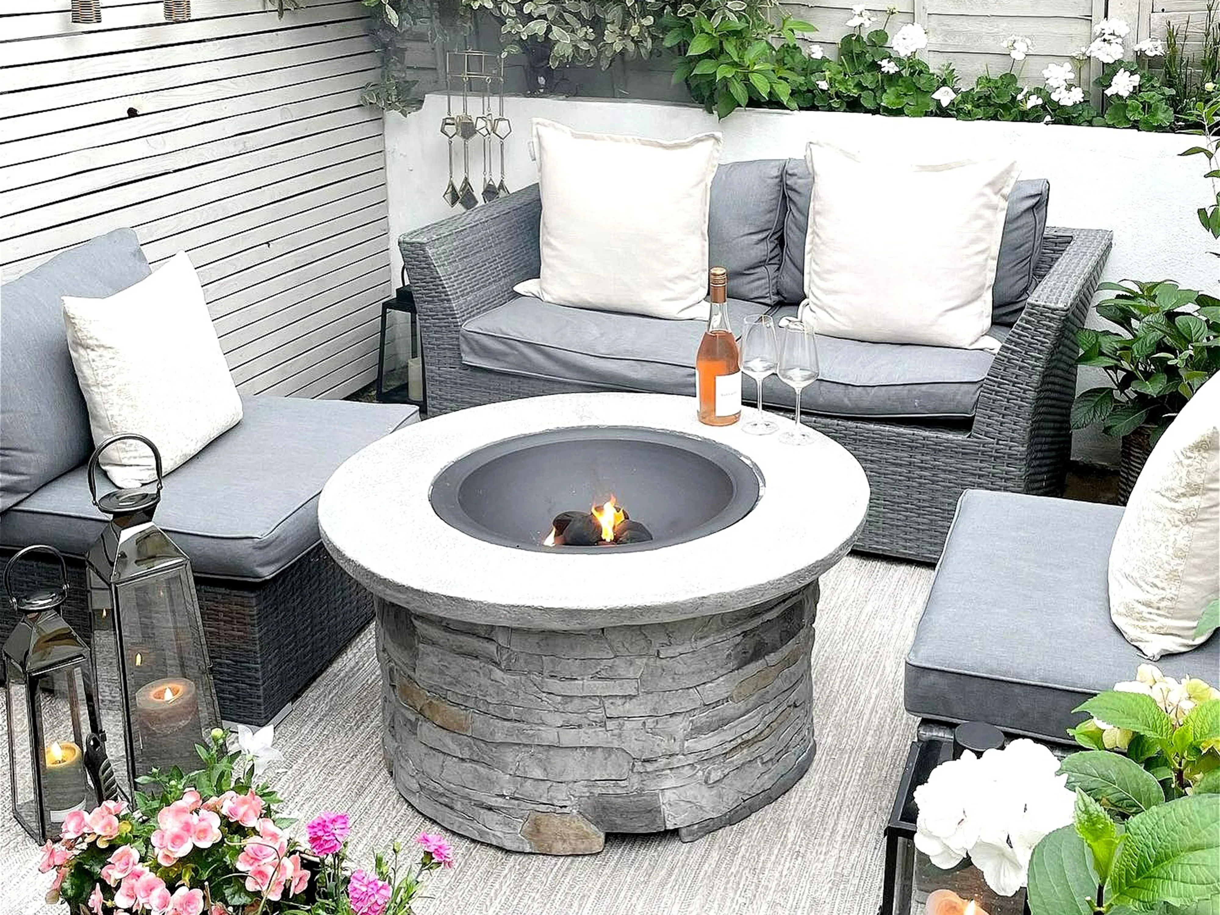 Grill vuurplaats TAMBORA Beton Grijs