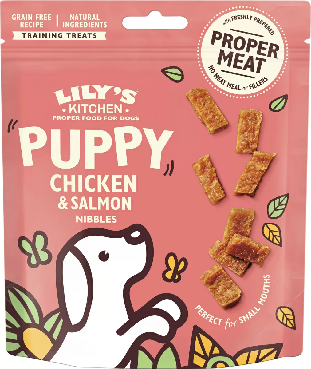 Lily´s Kitchen Chicken & Salmon Nibbles for Puppies - 70g.