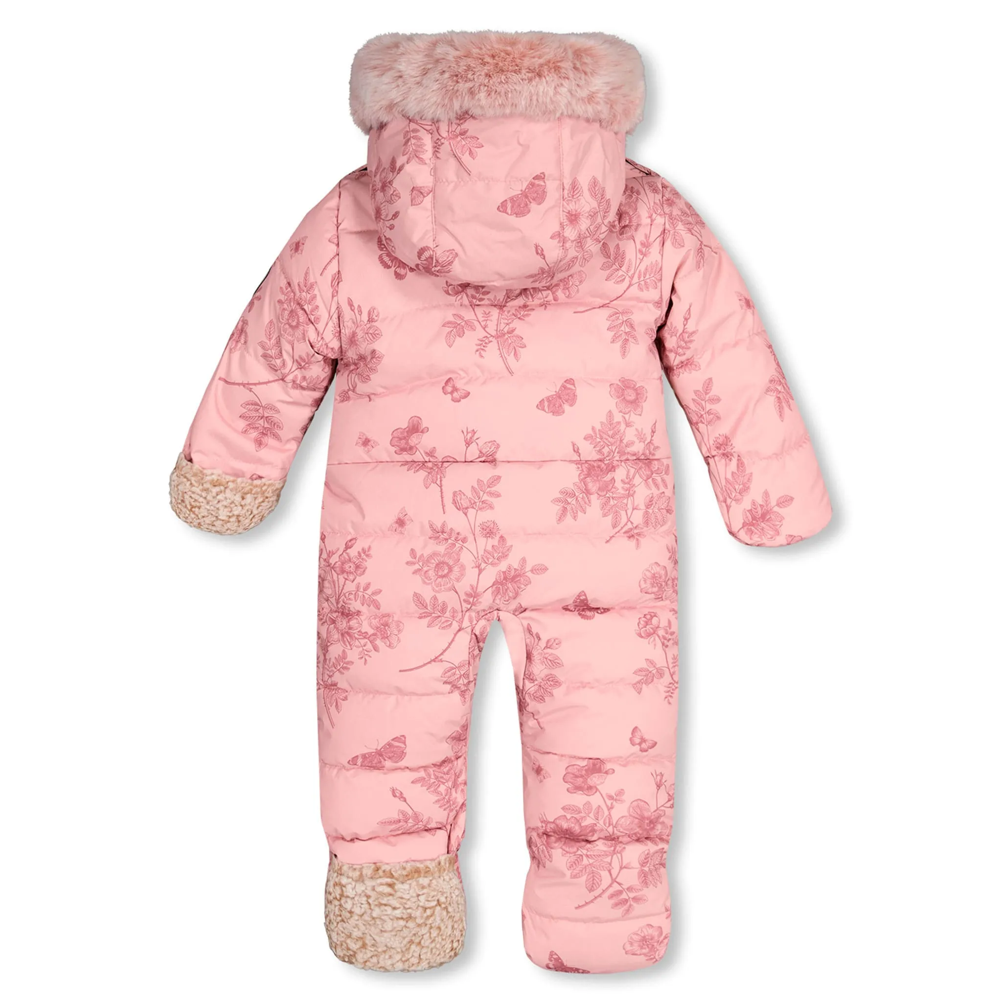 Deux par Deux Habit de Neige Une Pièce Fleur Vintage 6-30mois