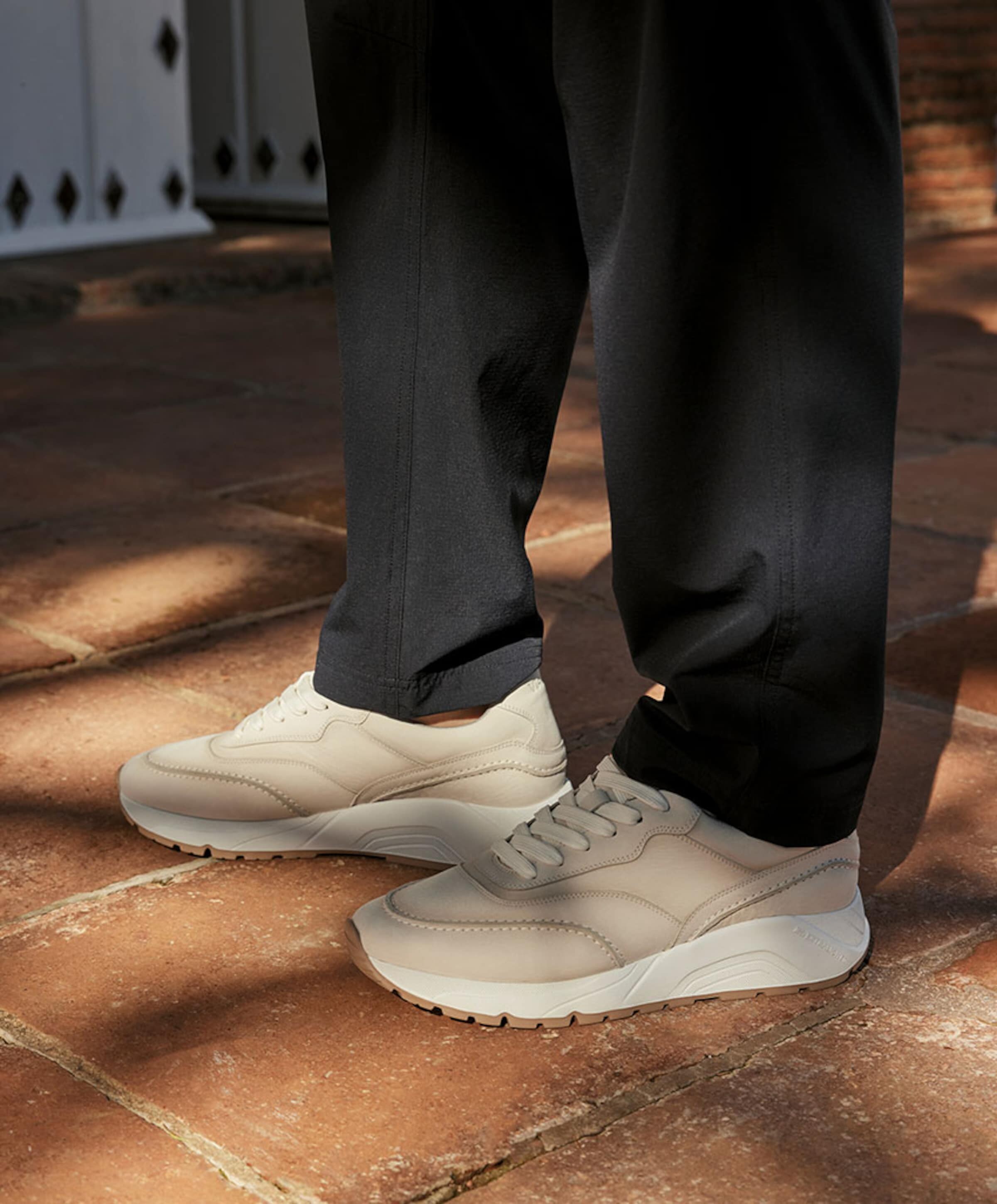 VIA VAI Owen Jimmy heren sneakers wit