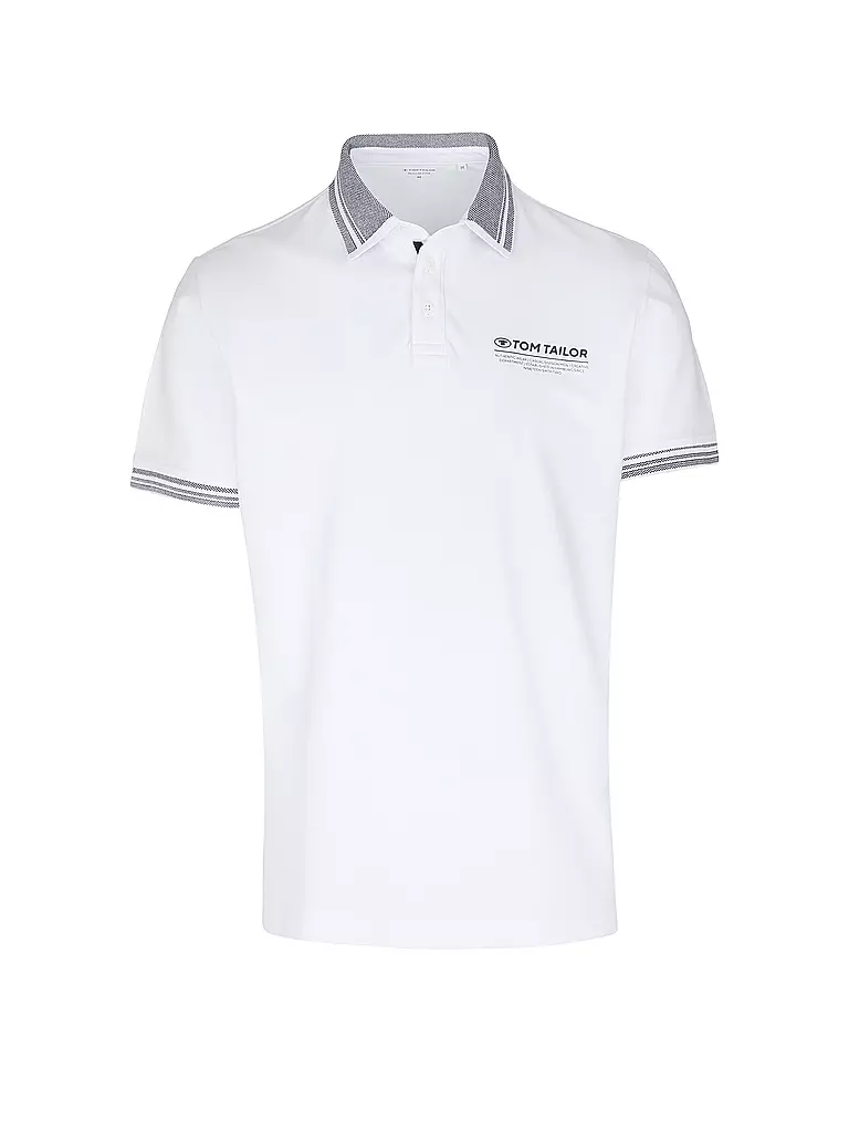 TOM TAILOR Poloshirt weiss