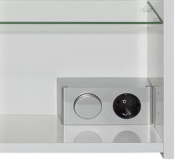 Schildmeyer Spiegelschrank Dorina 124889, weiß, 100 x 16 x 71 cm