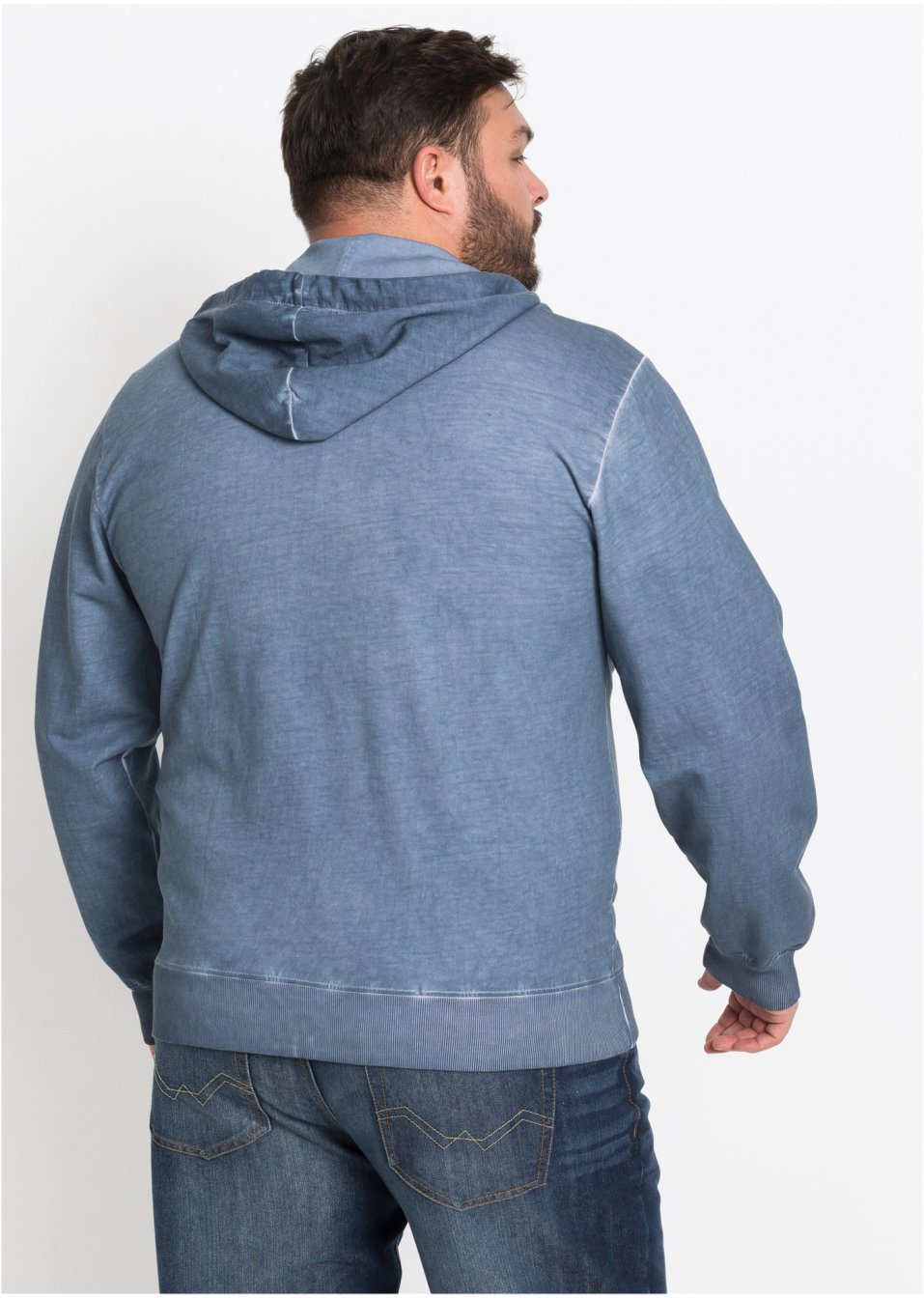 Gilet sweat à capuche