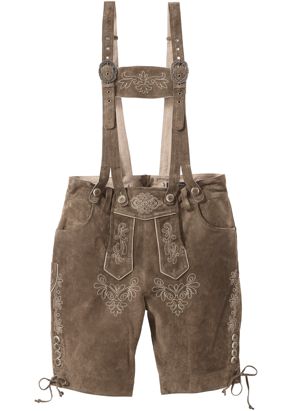 Culotte courte bavaroise en cuir Regular Fit