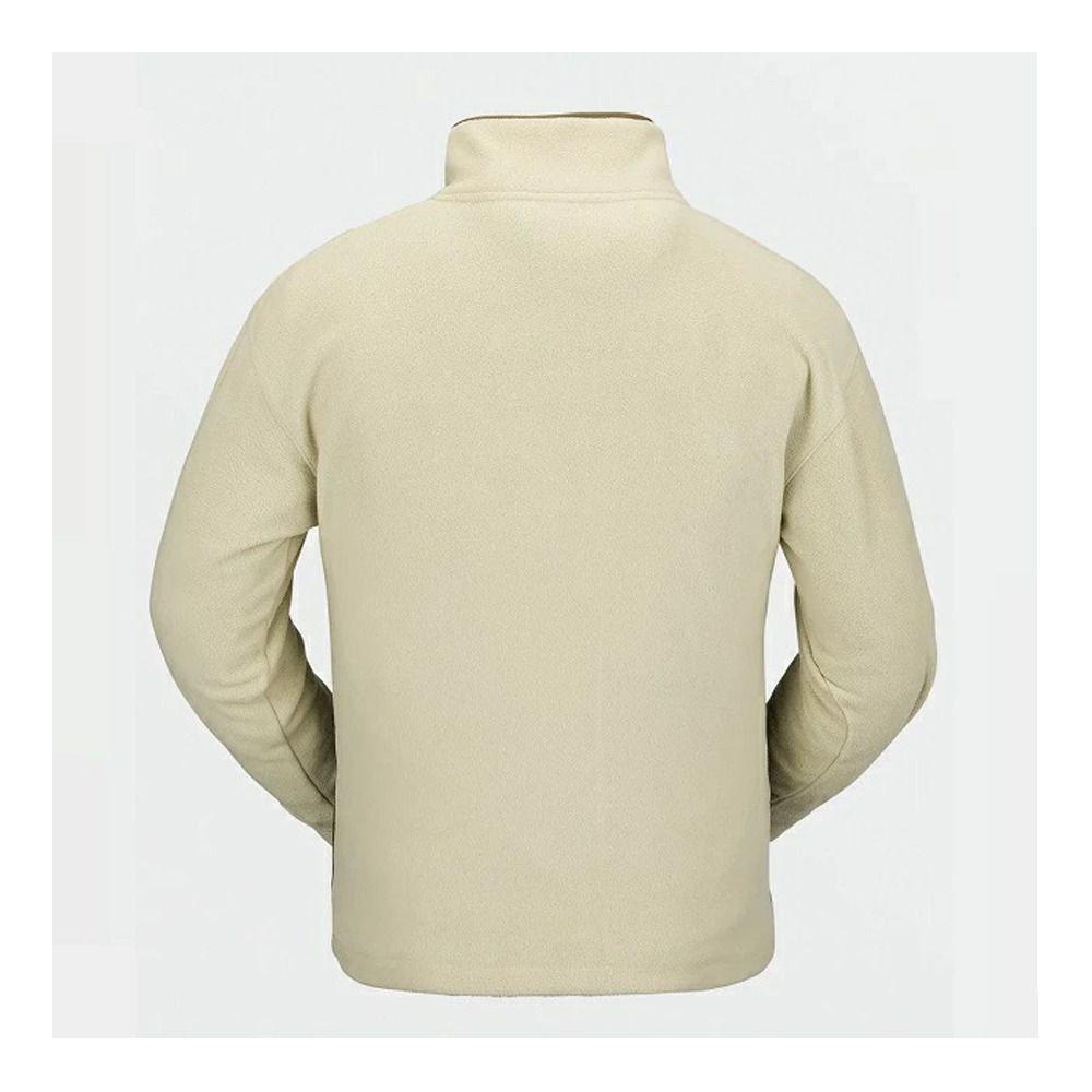 Volcom V-SCIENCE FLEECE 1/2 ZIP - Polaire Homme off white