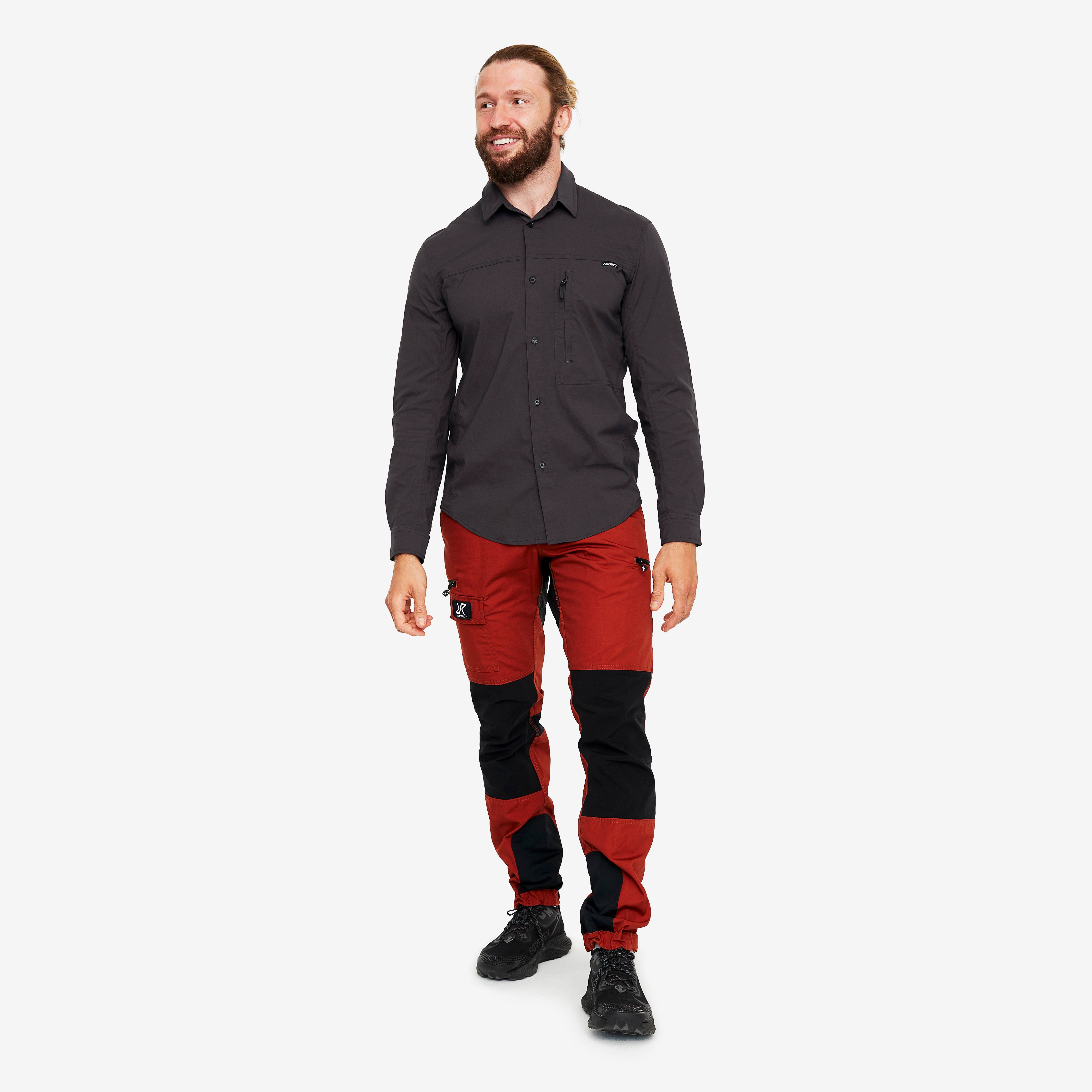 Preparation Stretch Shirt Herre Obsidian