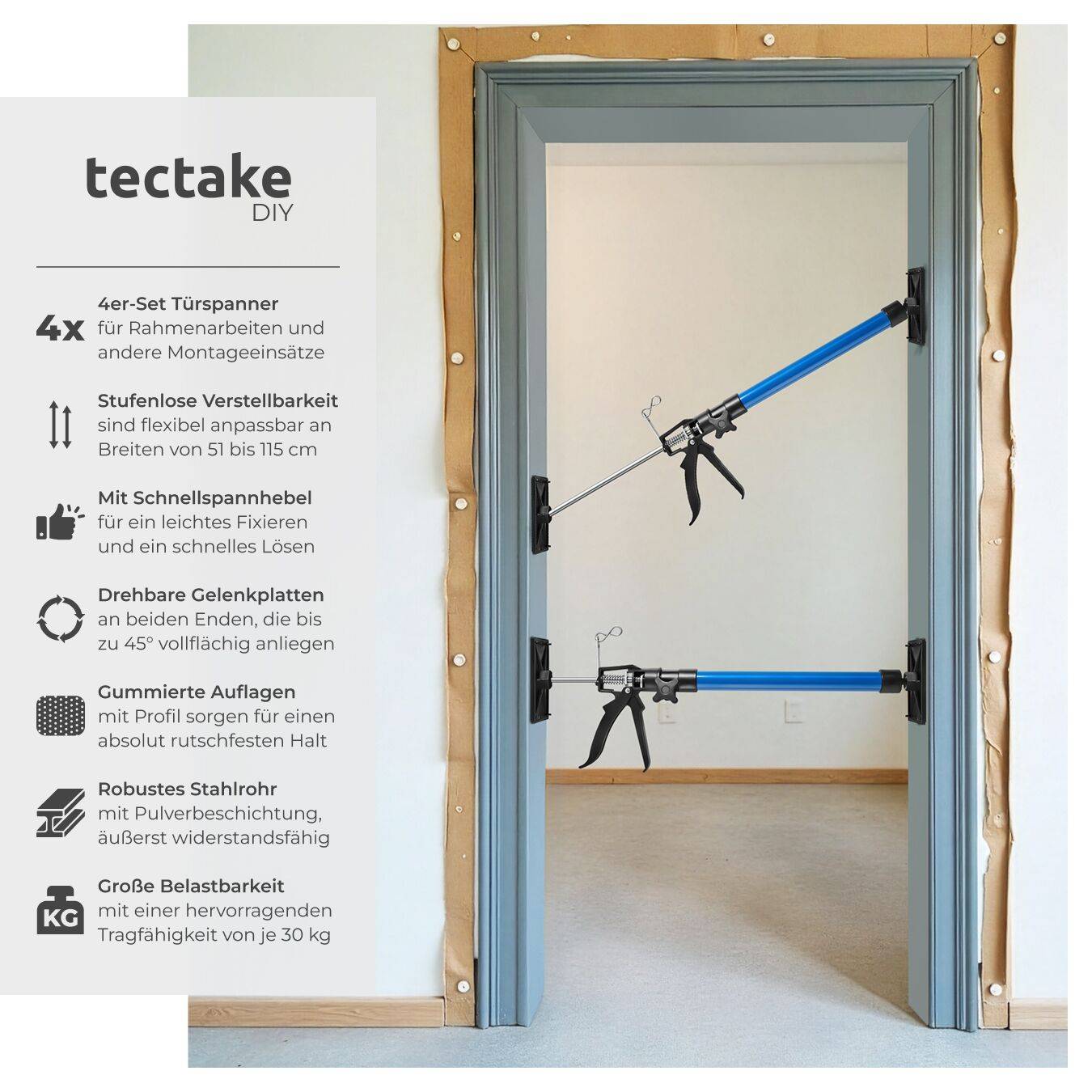 4er-Set Türspanner