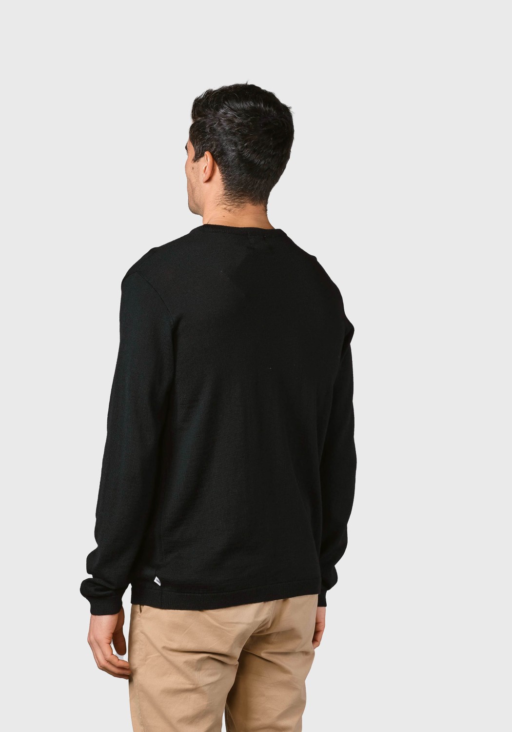 Klitmøller Collective Strickpullover Mens Basic Merino Black