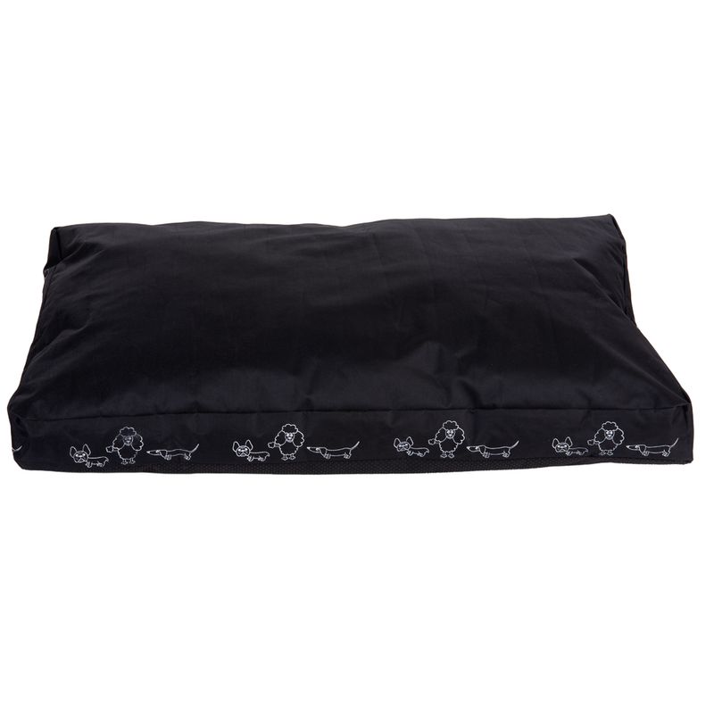 Coussin Silhouette noir