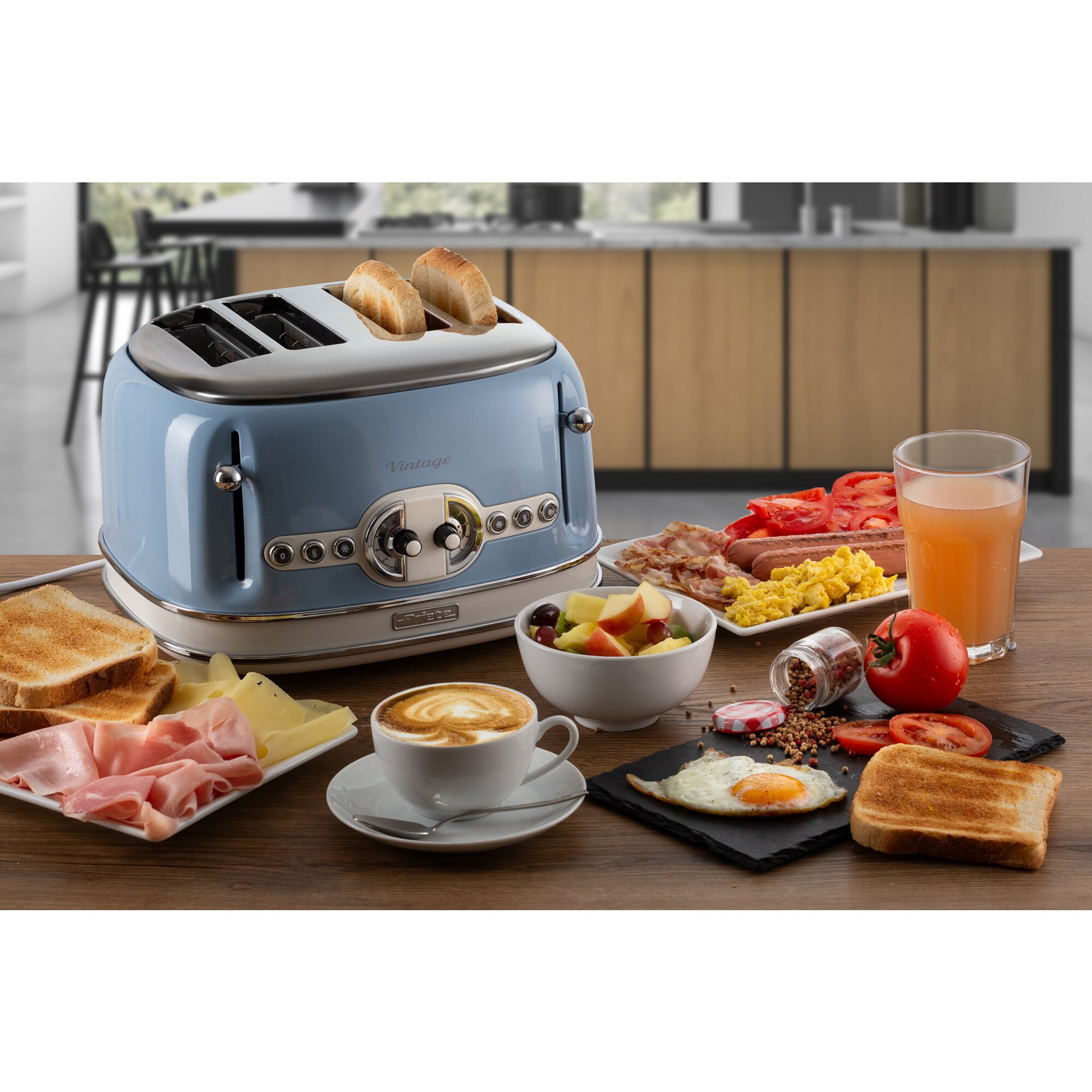 Ariete Toaster Vintage 4-Schlitz-Toaster 156