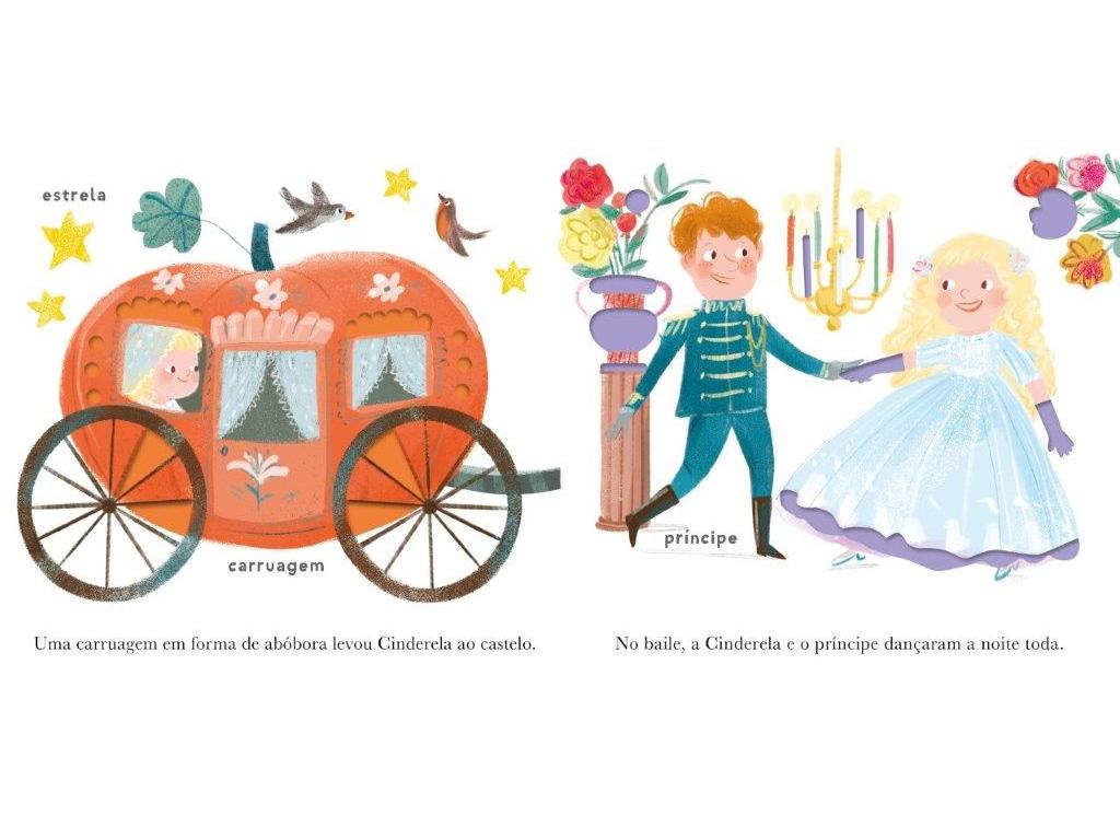 LIVRO CINDERELA - PRIMEIROS CONTOS DE FADA TOCA E SENTE