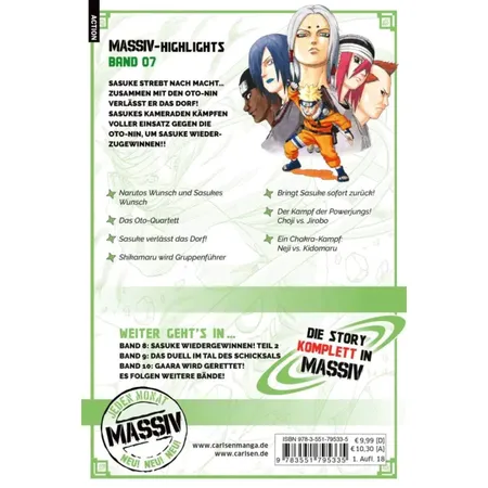 Carlsen Verlag NARUTO Massiv 7 von Masashi Kishimoto