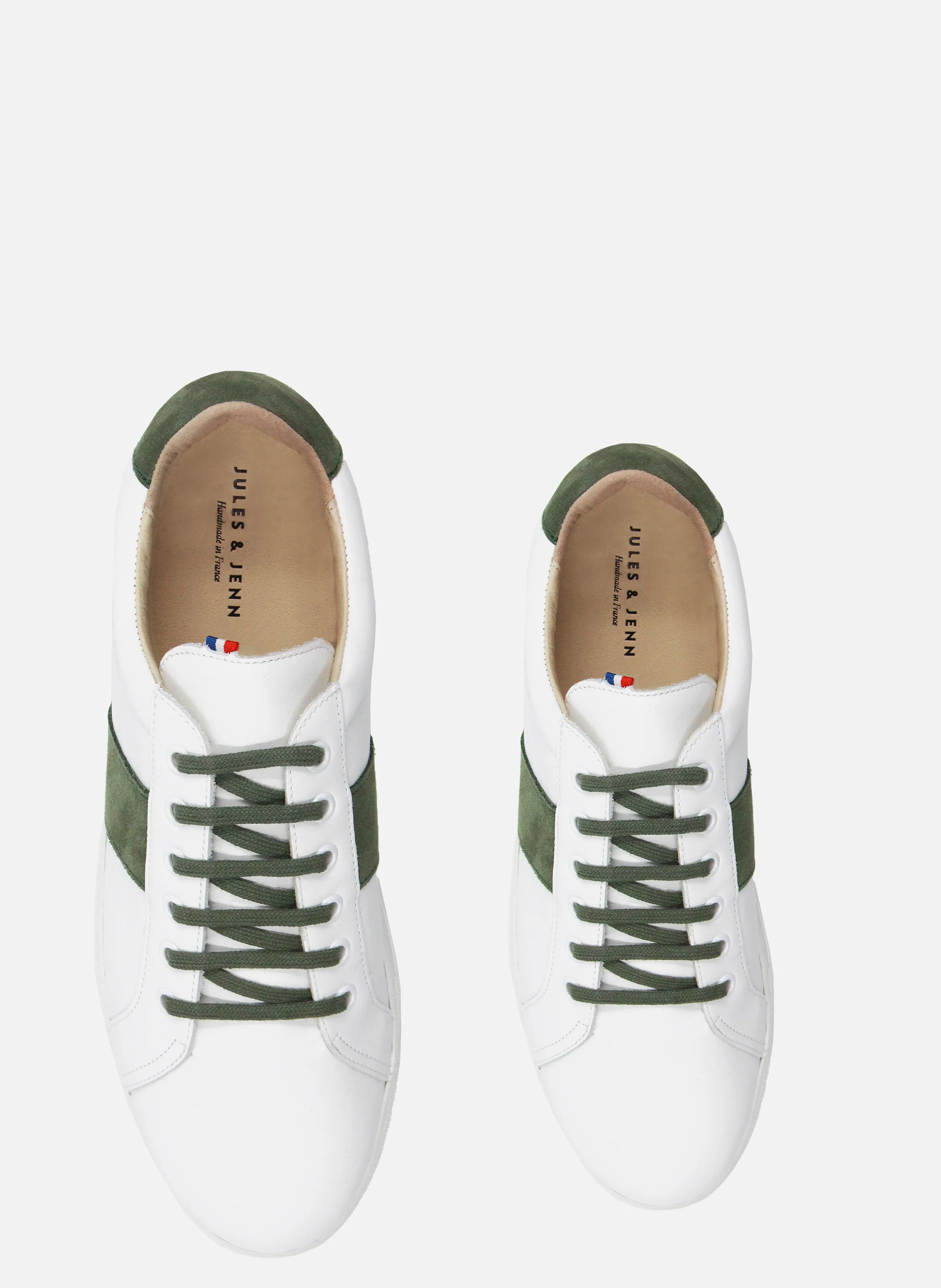 Baskets mif cuir | Blanc