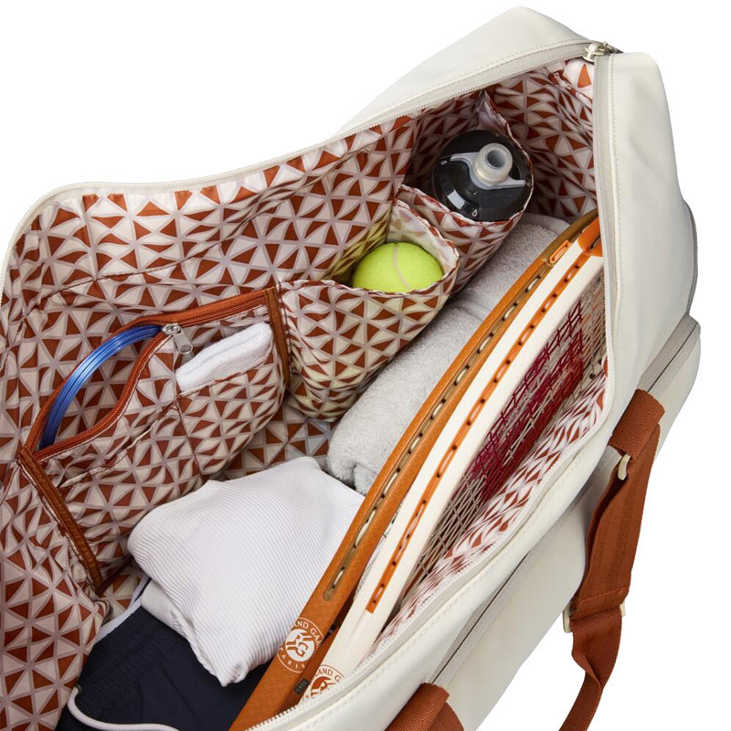 Sac de tennis Wilson Roland Garros 2025 Large Duffle beige
