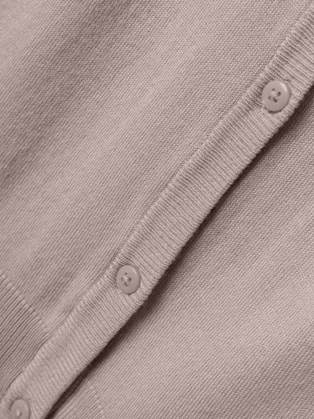 NAME IT fijngebreid vest NKFVAMONE beige