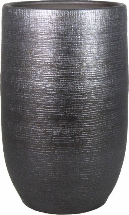 Bela Arte bloempot Mira zilver D 32 H 50 cm