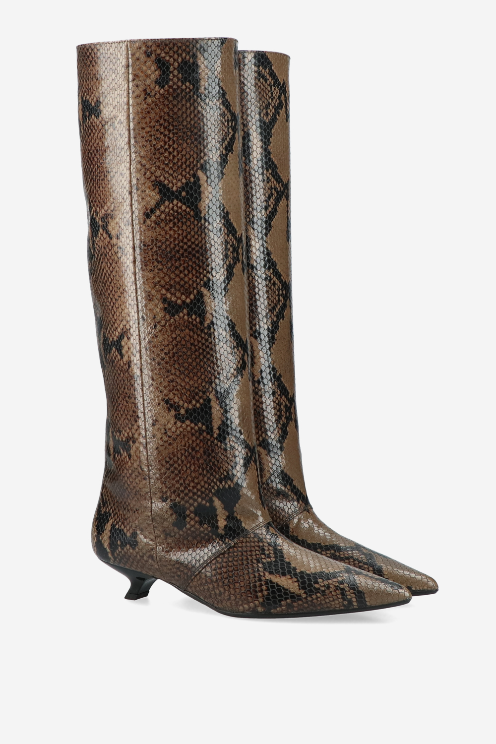 Beggin' pitone leather boots