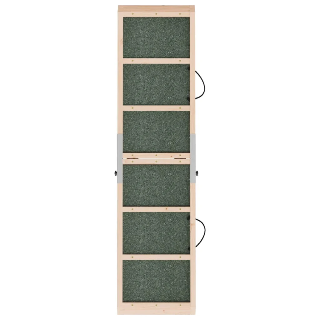 Rampa para cães vidaXL, madeira maciça de abeto, verde, 120x30 cm