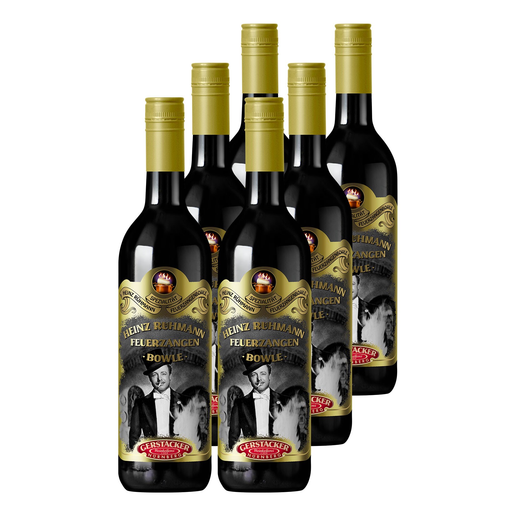 Gerstacker Heinz Rühmann Feuerzangenbowle 9,5 % vol 6 x 0,745 Liter
