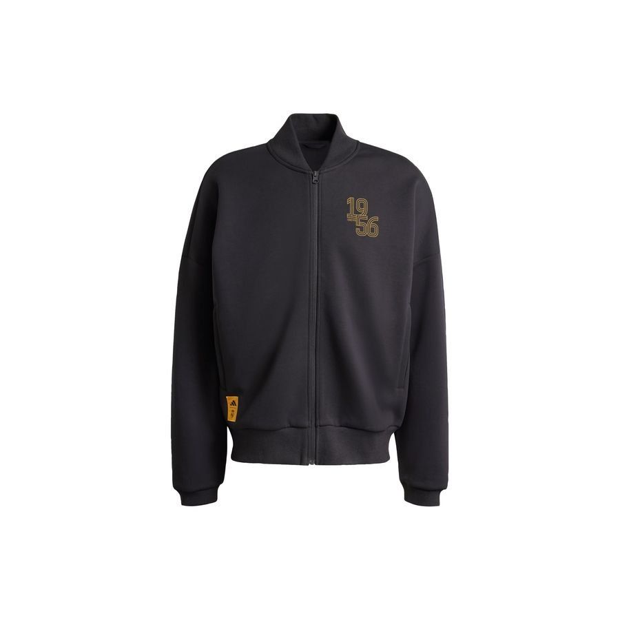 Adidas Veste de survêtement maille double Real Madrid