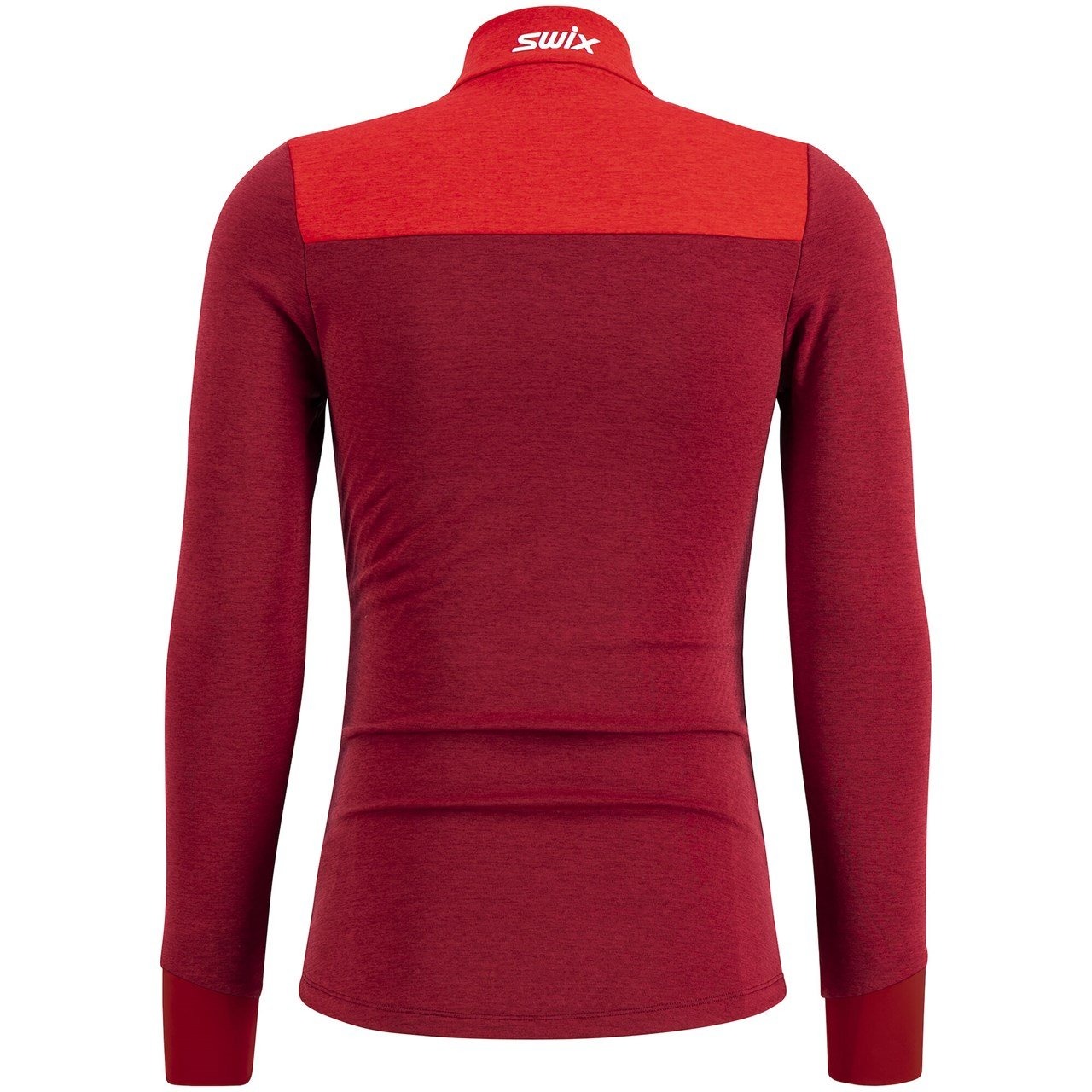 Nordic Midlayer Half Zip Herre Rhubarb Red/Swix Red