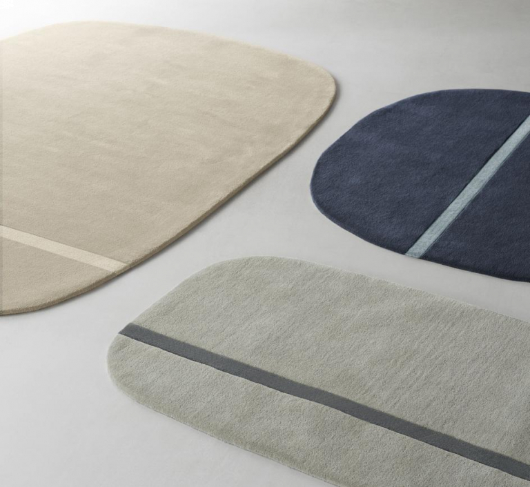 Normann Copenhagen Oona vloerkleed small grijs 200x90