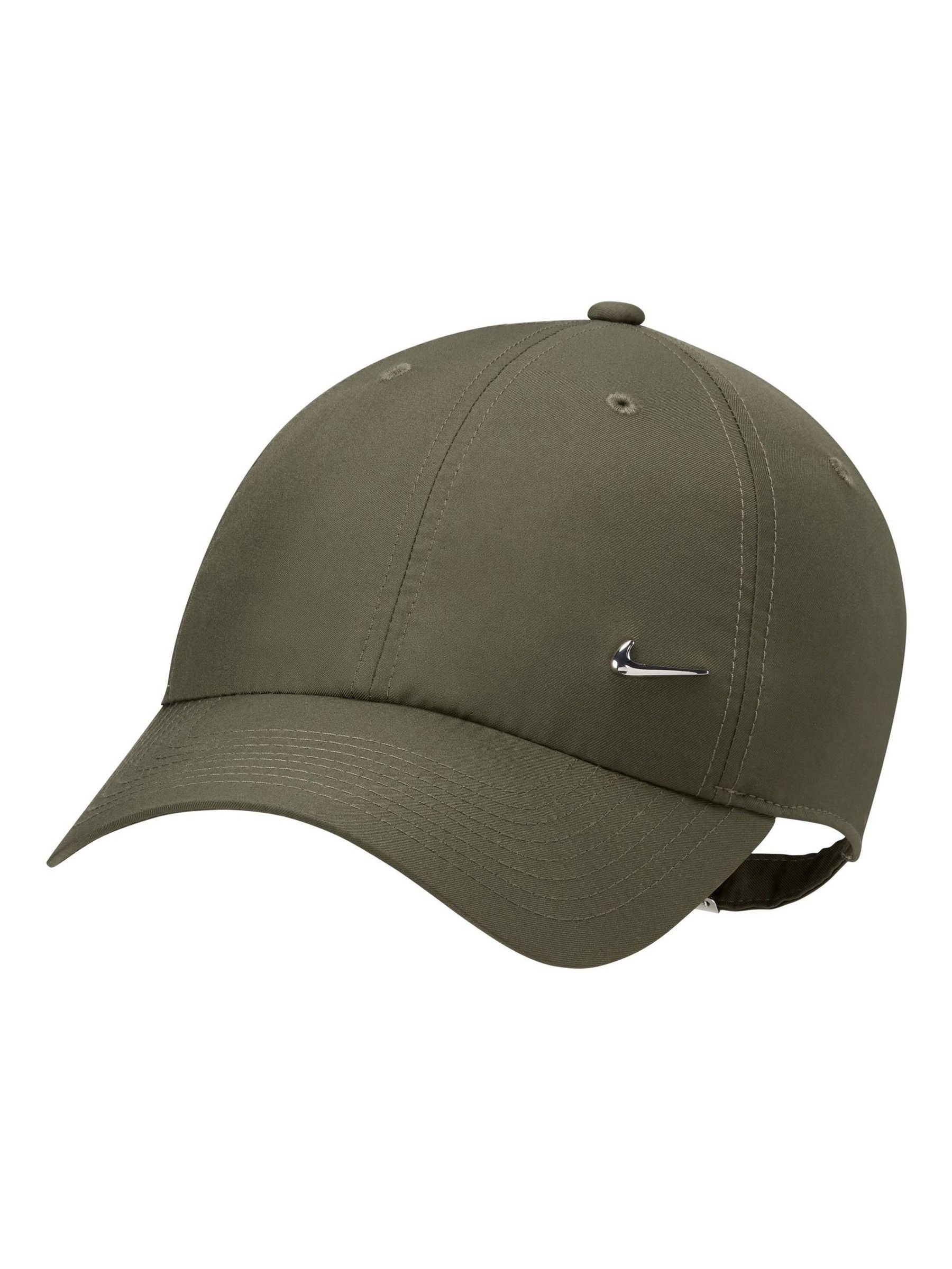 Olijfgroen - Nike Dri-FIT Club Unstructured metal Swoosh pet