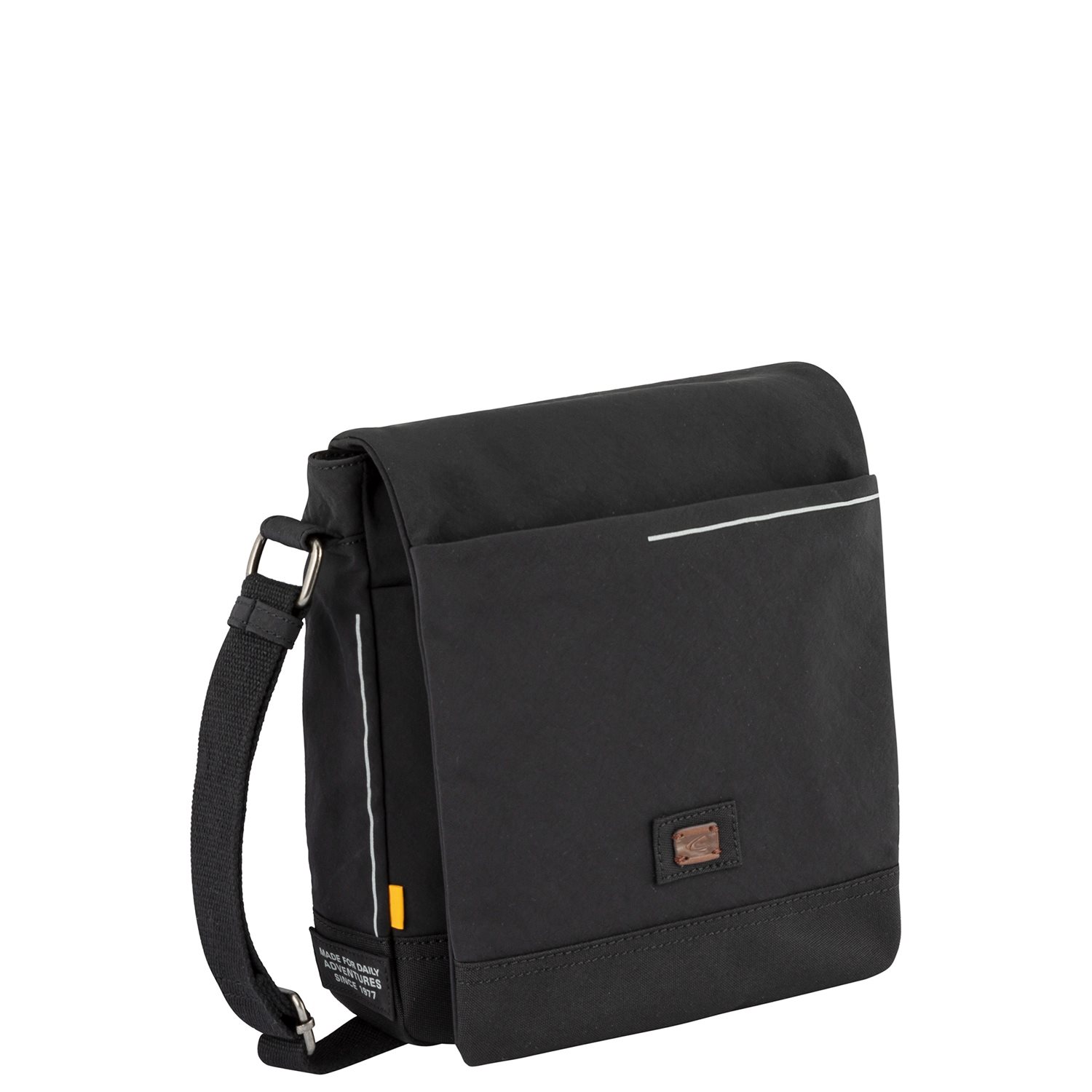 Camel Active City Flap Bag M Top Zip black