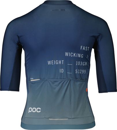 PRISTINE PRINT Damen-Kurzarmtrikot  gradient turmaline  M