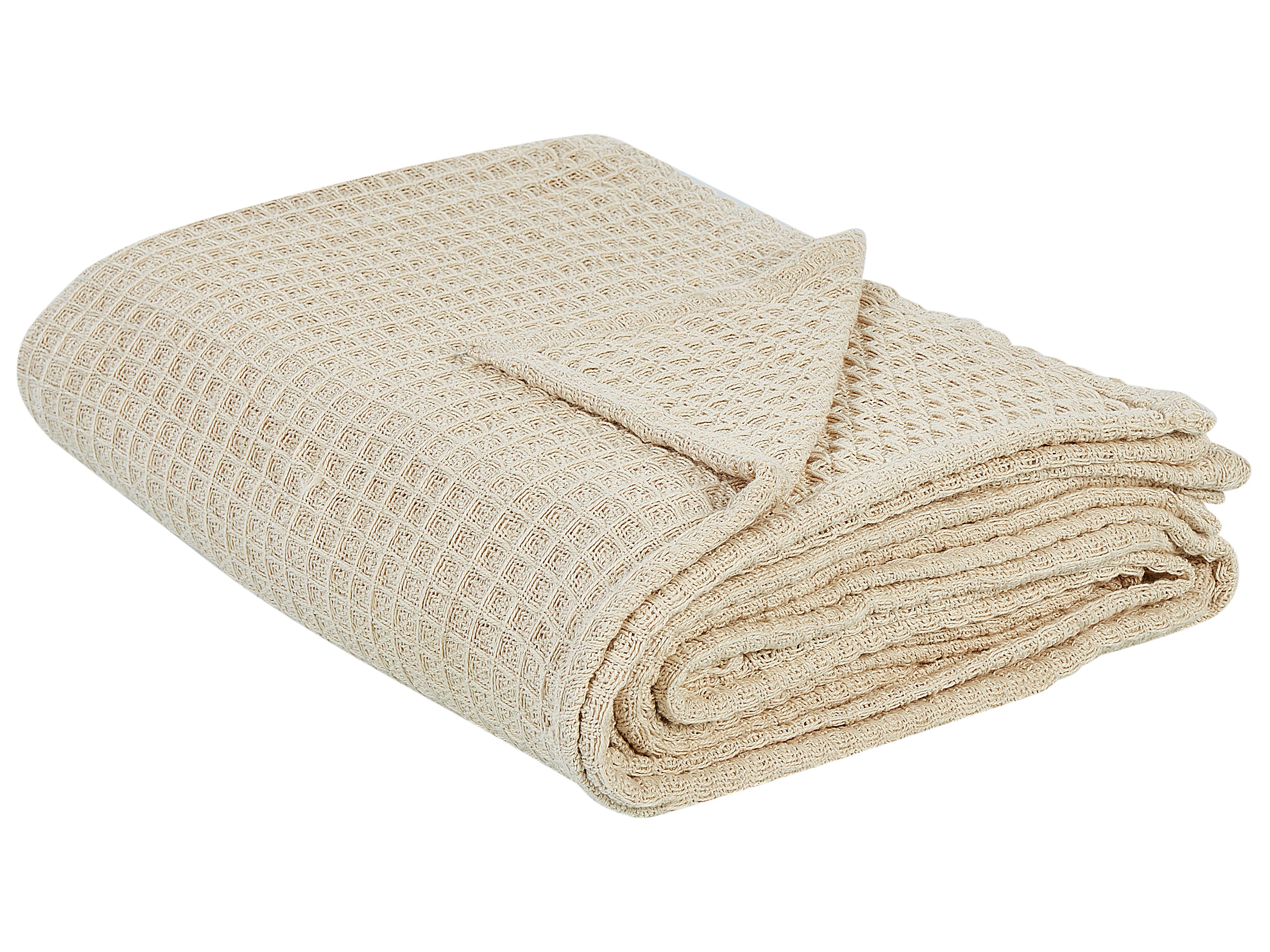 Sprei CHAGYL Katoen 220 x 240 cm Beige