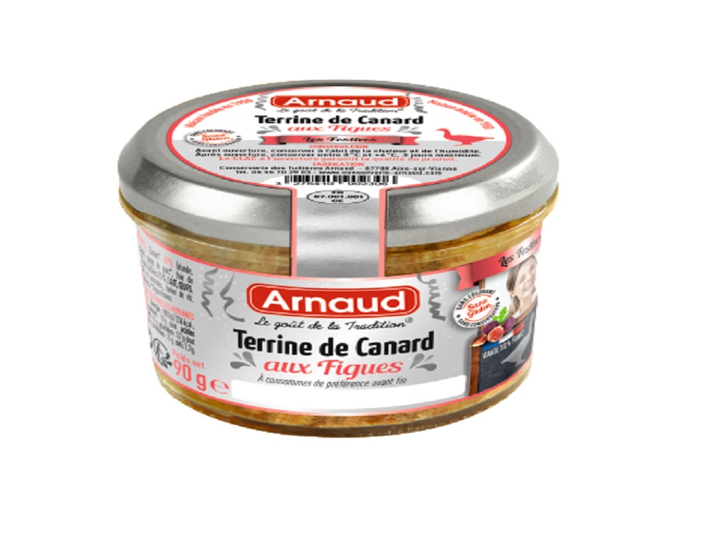 PATÉ PATO ARNAUD COM FIGOS 90G