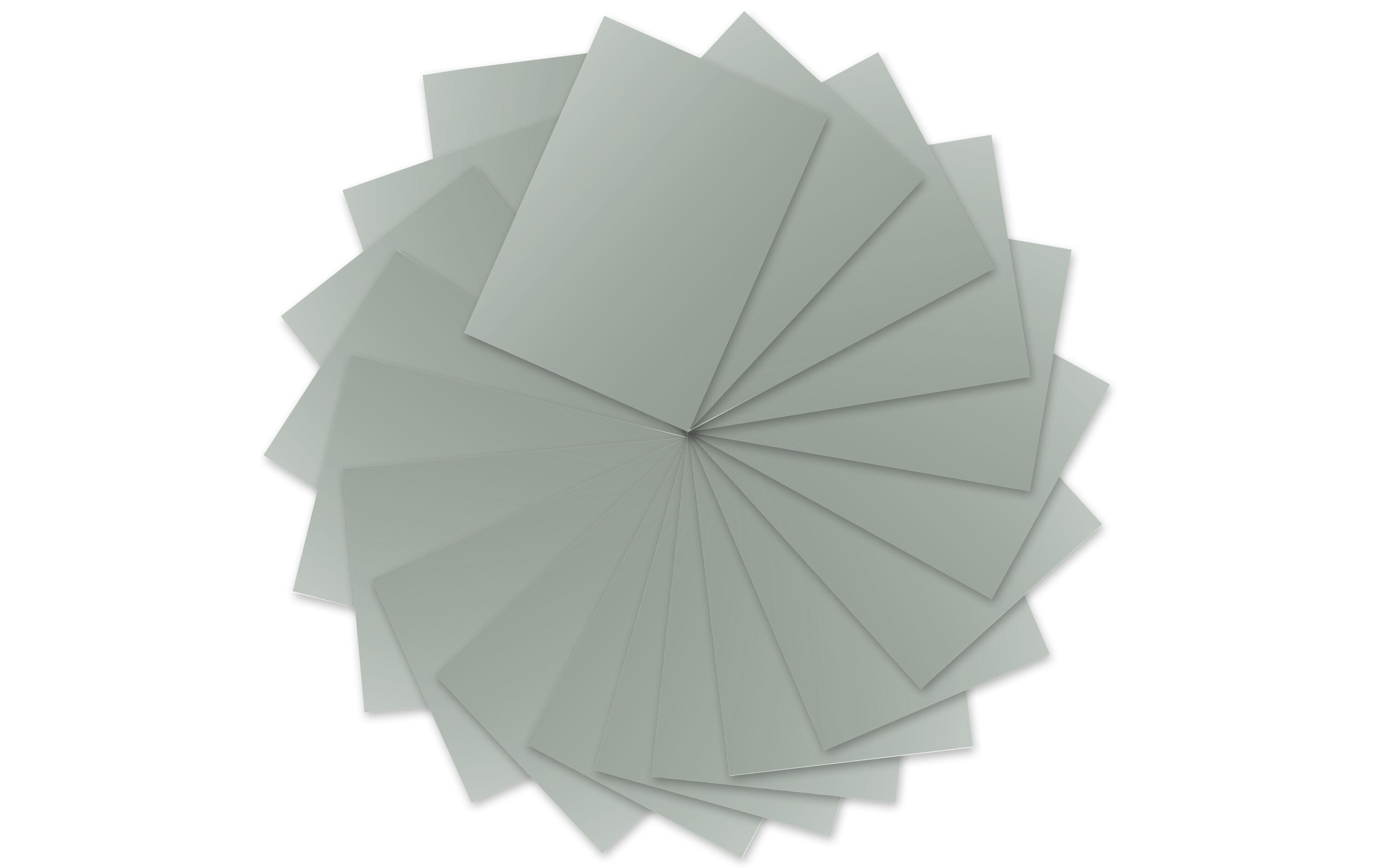 Tonzeichenpapier 50 x 70 cm, 130 g/m², 10 Blatt, Silber mattVielseitig verwendbar zum Basteln