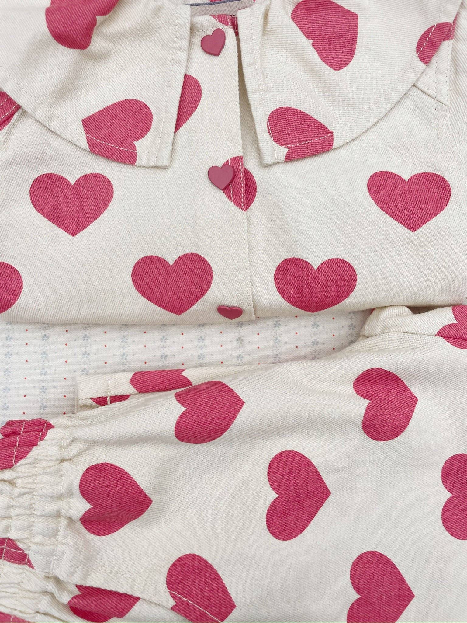 Magot jakke - bon coeur pink - 2Y