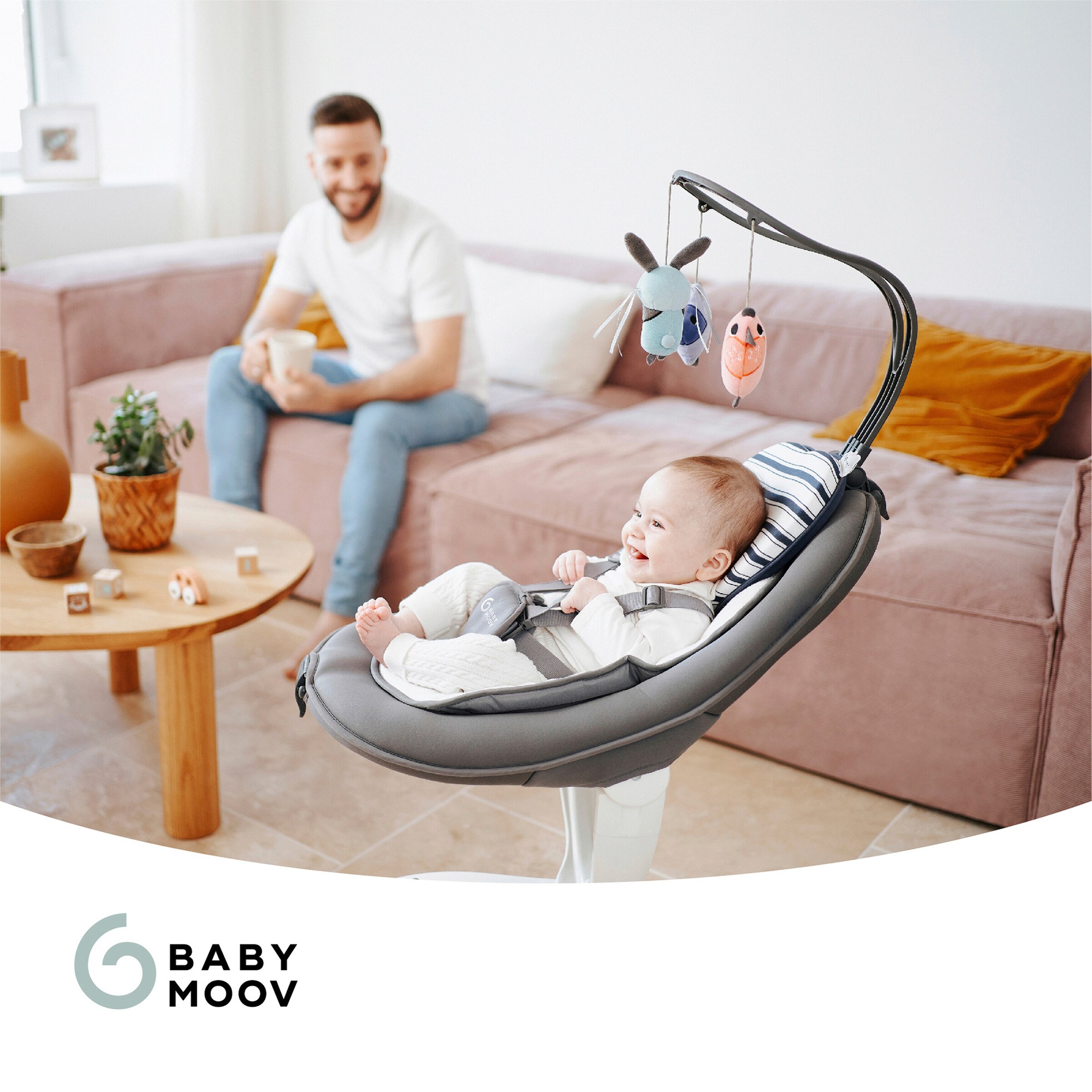 Babymoov Babyschaukel Swoon Motion Zinc