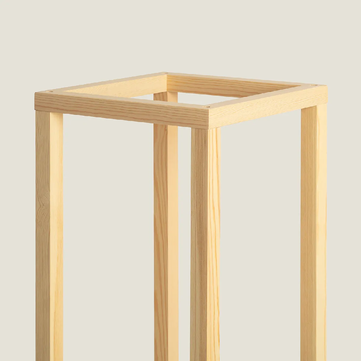 Ledkia Lampadaire Bois Coba