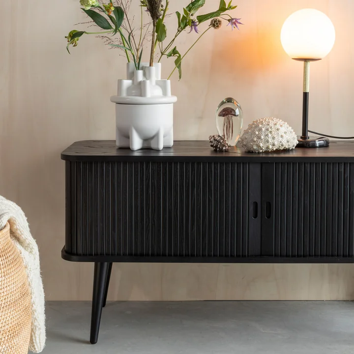 Zuiver - Barbier Sideboard mit Schiebetüren, Esche