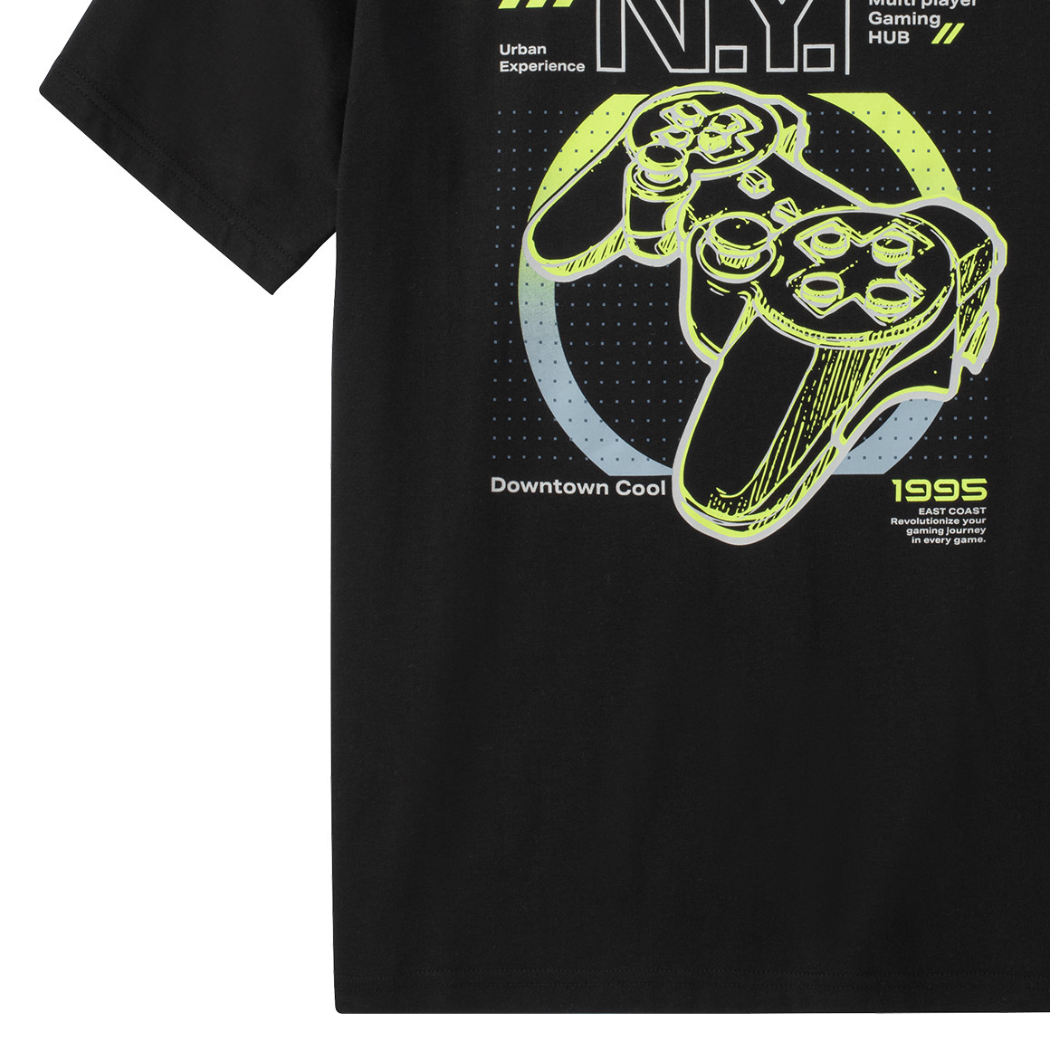 Beatwear Jungen T-Shirt mit Prints schwarz