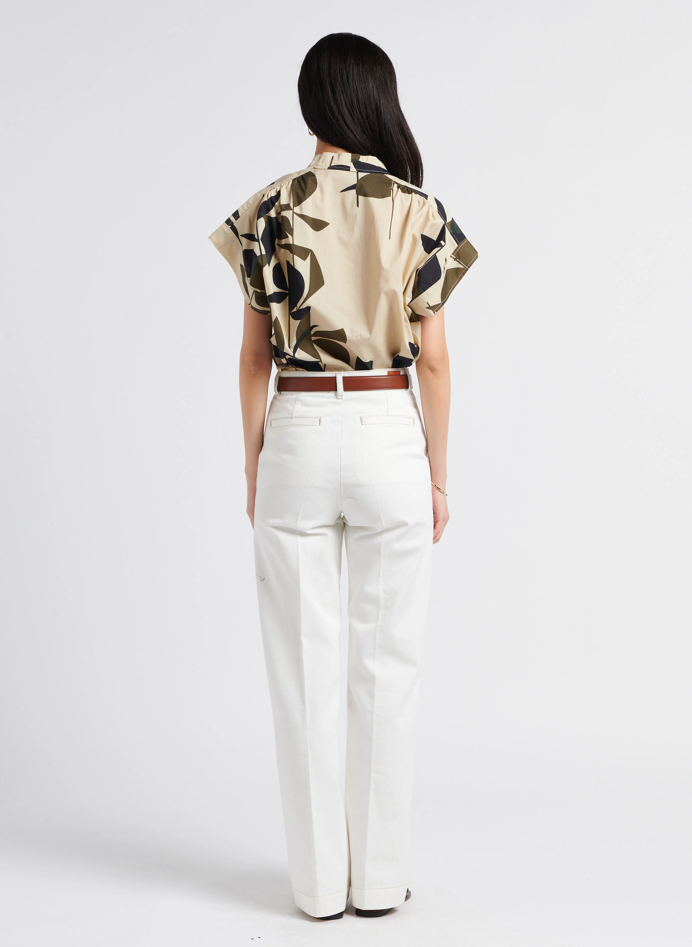 CALIFORNIA - Jean bootcut en coton | Blanc