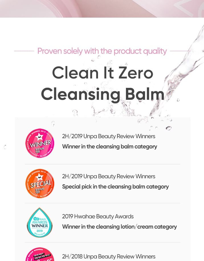BANILA CO - Clean It Zero Reinigingsbalsem Proefformaat - 5 Soorten