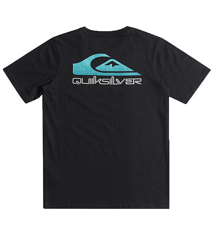 QuikSølver T-shirt - Omni Wave - Sort m. Bl?